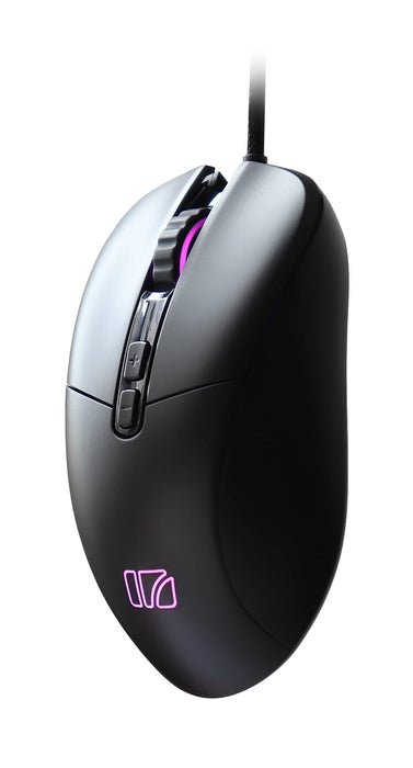 i-rocks M36 Pure RGB Wired Gaming Mouse : 16,000 DPI Optical Sensor - 70 Million Click lifespans - 7 Programmable Buttons - Precise Scrolling detents by ALPS Encoder