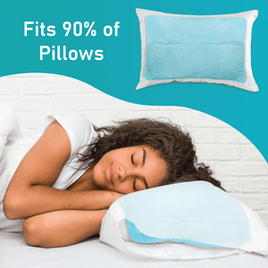 Human Creations Gel’O Cool  Pillow Mat Gel Topper - Cooling Pillow Insert - 11 x 22 inches